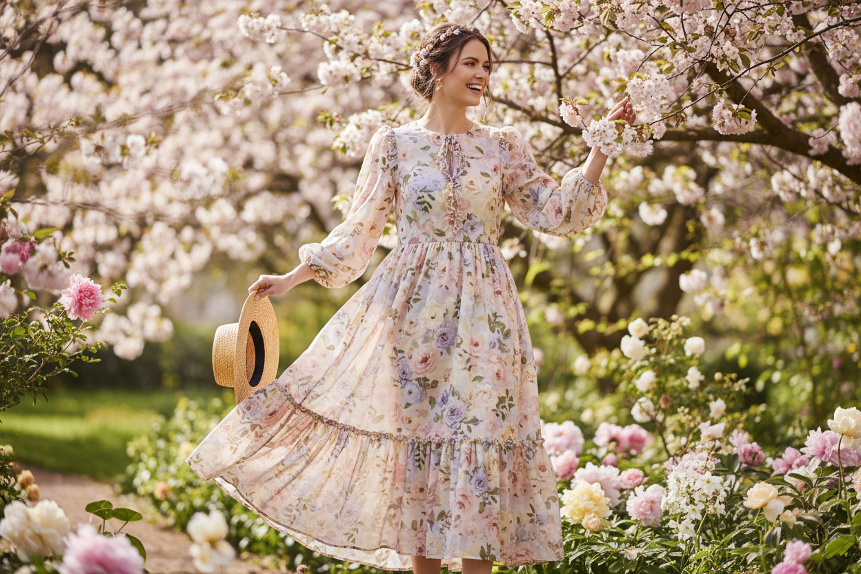 Spring Floral Dresses